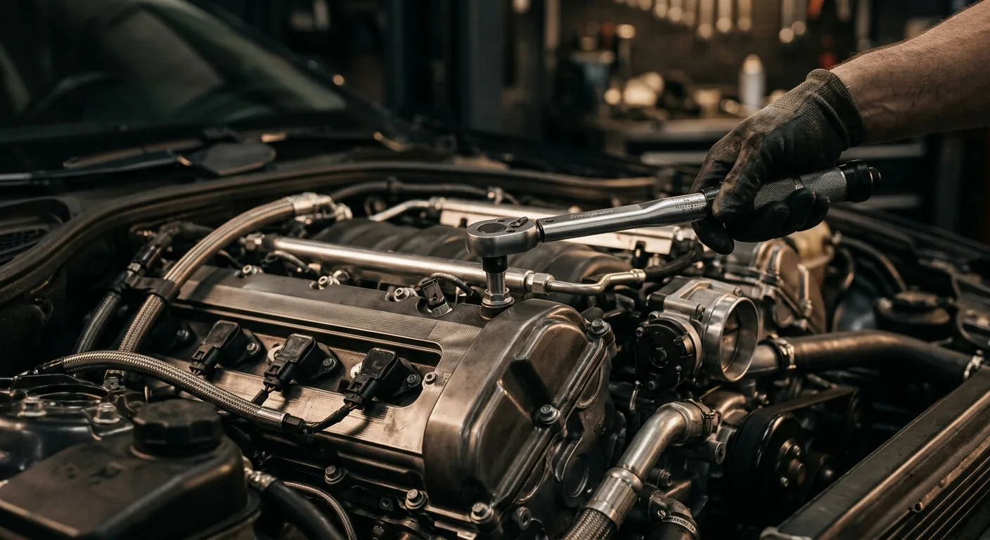 Engine service at V-Elite Drives